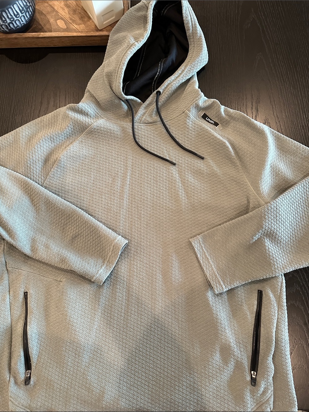 lululemon athletica Men's Light GreenTextured Hooded Pullover